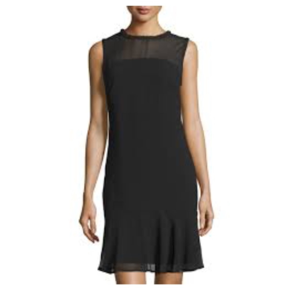 Andrew Marc navy blue dress